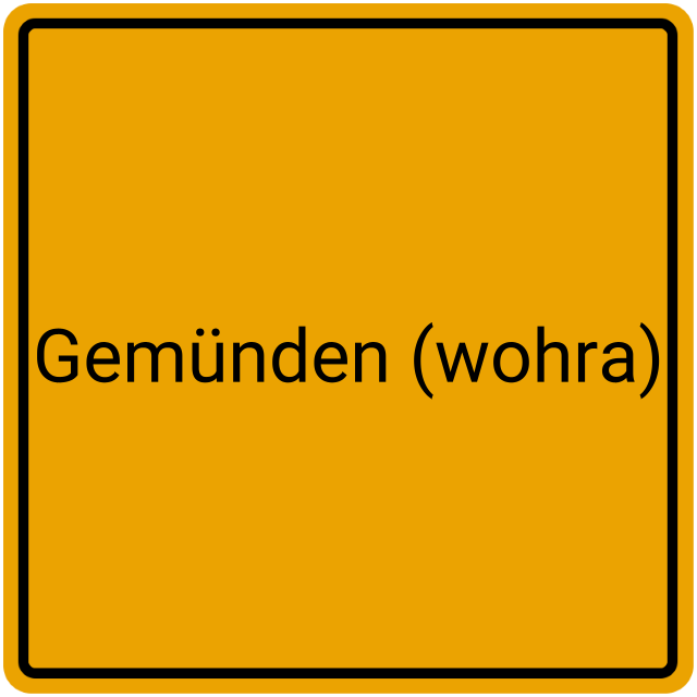 Meldebestätigung Gemünden (Wohra)